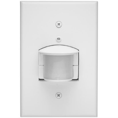 RAB SB500W Non-Fixture Outdoor Motion Sensor, 120 VAC, Photoelectric Sensor, 180 deg Viewing, Wall Mount